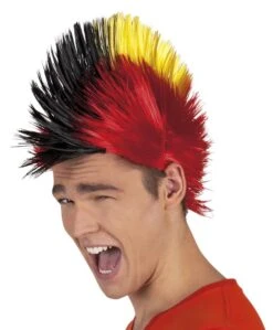 Pruik Punk Hanekam Belgie