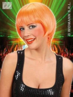 Pruik Rave Neon Oranje