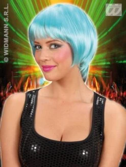 Pruik Rave Turquoise