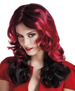 Pruik Red Fury