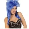 Pruik Rockster Blauw