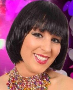 Pruik Sensation Bobline Zwart