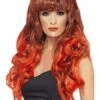 Pruik Siren Lang Rood Haar