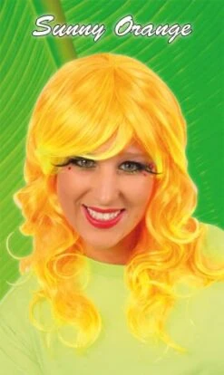 Pruik Sunny Orange