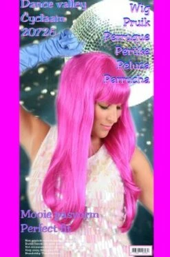 Pruik Trendy Valley Lang Cyclaam