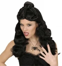 Pruik Western Belle Zwart