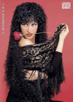 Pruik Zigeunerin Zwart