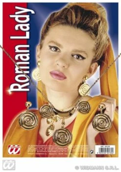 Romeinse Set Ketting Met Oorbellen