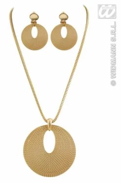 Set Romeinse Ketting + Oorbellen