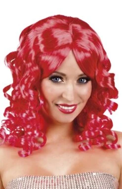 Showtime Cocktail Pruik Rood