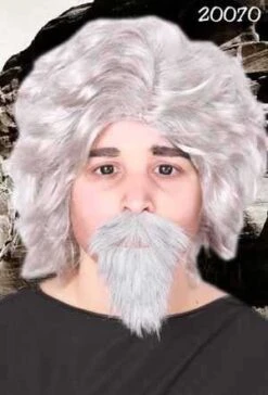 Snor + Baard Professor Grijs