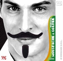 Snor En Sik Zwart Chevalier