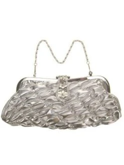 Tasje Zilver Met Korte En Lange Ketting