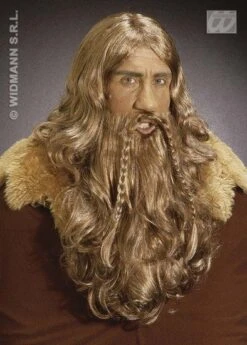 Vikingspruik Met Baard En Snor