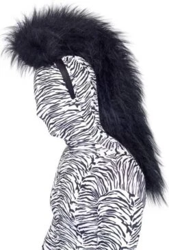 Zebra Manen Zwart Op Hoofdband